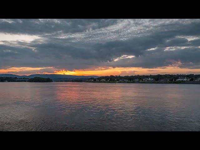 Riverwalk Sunset near Boathouse | Timelapse | August 14 2022