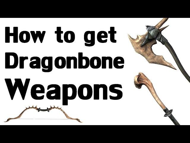 Skyrim Remastered: GET Dragon Bone Weapons (Without Smithing Dragonbone Special Edition Guides)