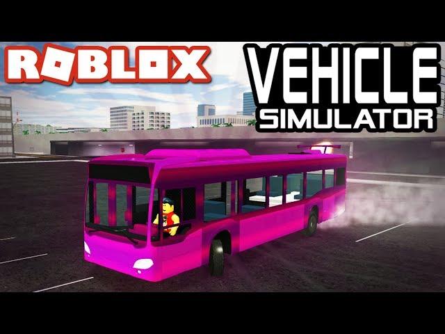 CRAZY BUS DRIFTING in Vehicle Simulator!! - Roblox