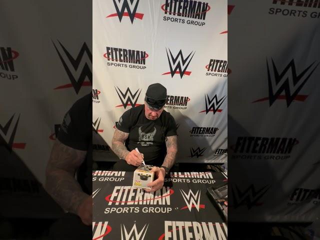 Undertaker Autographs My Original Funko Pop Grail Monster Mania Con