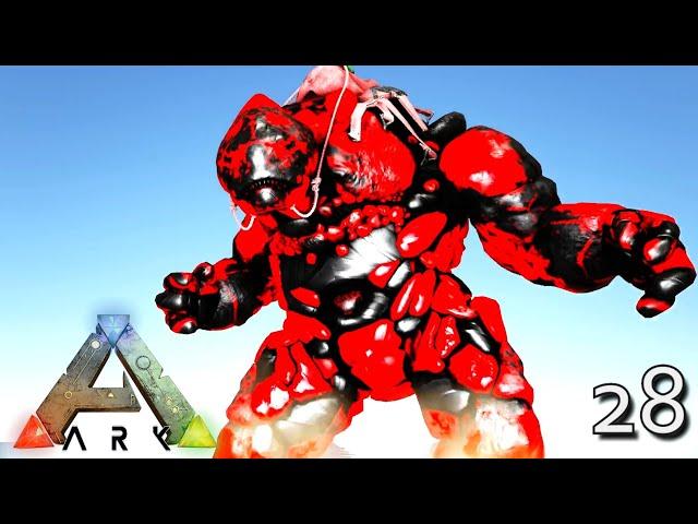 ARK: SURVIVAL EVOLVED - BACON OVERLORD GOLEM & NEW SPINO UPDATE !!! ARK ETERNAL EBENUS ASTRUM E28