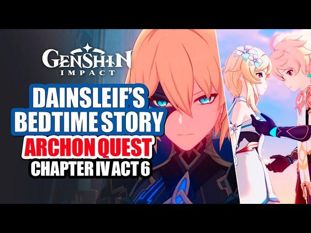 Dainsleif's Bedtime Story Archon Quest HD Complete | Chapter IV Act VI With Caribert | Genshin 4.7