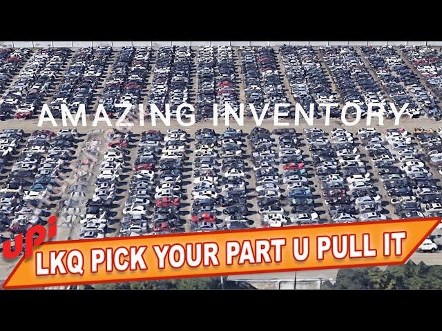 LKQ PICK YOUR PART U PULL IT JUNKYARD INVENTORY OF JUNK CARS