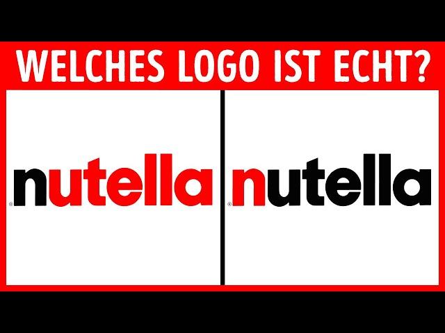 Wie viele falsche Logos erkennst du? || Gedächtnistest