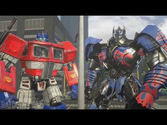 Transformers Optimus Prime Compilation of Animations (SFM)