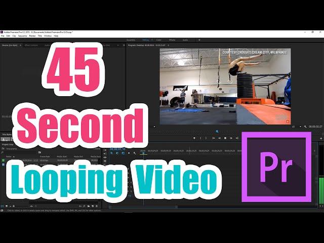 How to Loop a Video in Premiere Pro (Fast Tutorial)