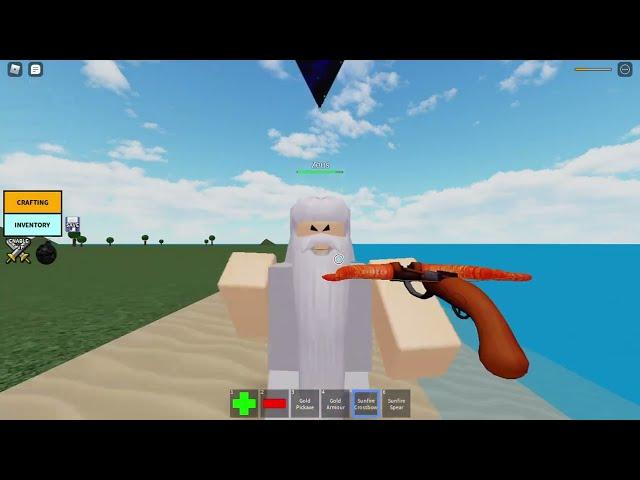 When your trying to fight a boss that is stronger than you (Roblox)