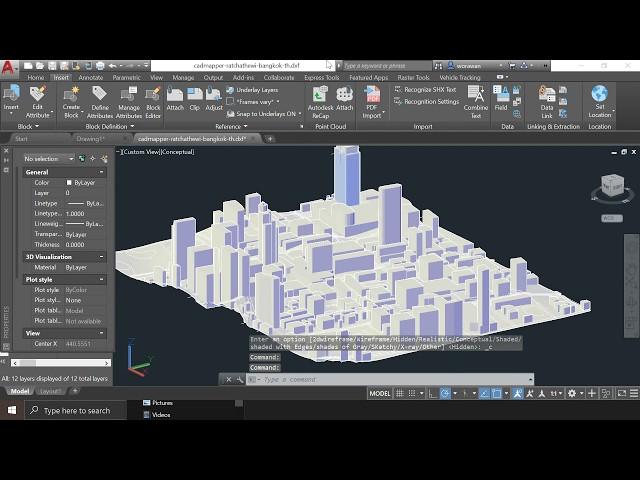 Getting site info._2_Saving map file from Cadmapper and import into AutoCad