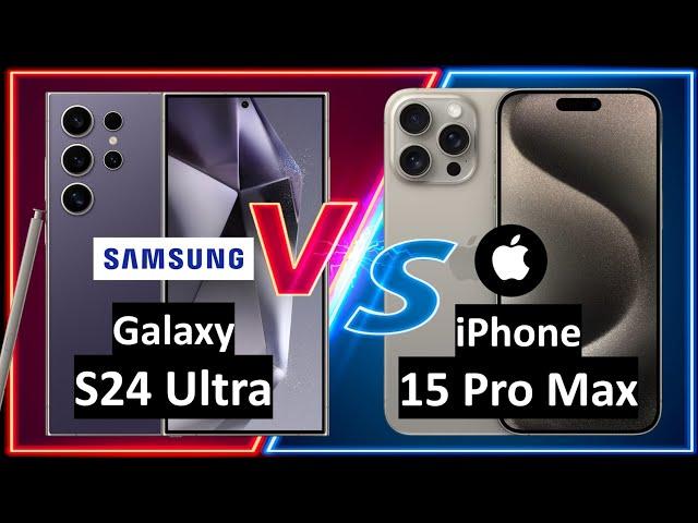 Samsung Galaxy S24 Ultra vs iPhone 15 Pro Max | Which is the flagship of the year?