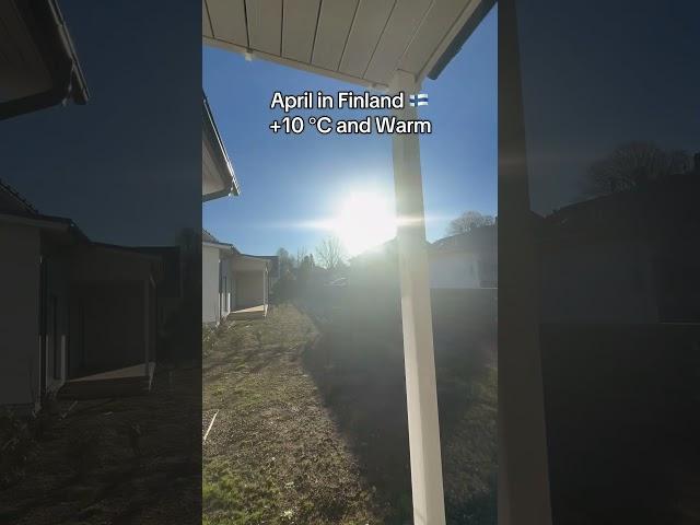 April 2nd 2025 in Finland  #finland #spring #weather #vantaa #helsinki #travel