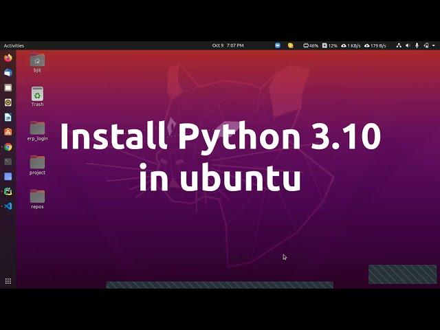 Install Python 3.10 in Ubuntu 20.04 LTS / Linux