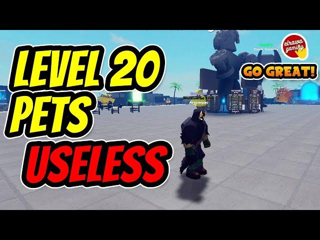 Level 20 pets are useless for glitchers ️ | Roblox Muscle Legends 