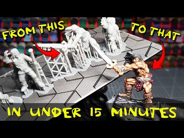 HeroQuest Box Art Miniatures printed and painted Full Guide