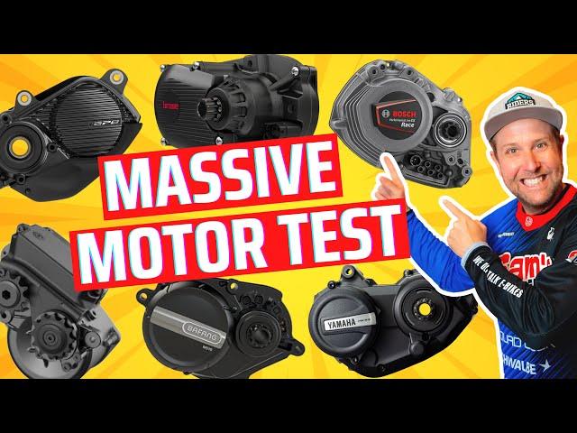 MASSIVE eBIKE MOTOR TEST - 7 EMTB Motors, Which Is Fastest?