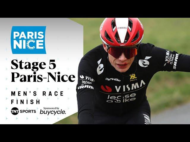 DRAMA UP THE HILL! ‍ | Men's Stage 5 Final KM's Paris-Nice 2025 | TNT Sports Cycling