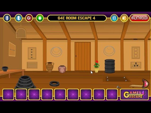 G4E Room Escape 4 Walkthrough [Games4Escape]