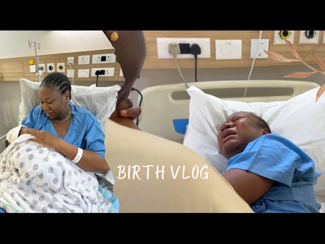 LABOUR & DELIVERY VLOG *the longest 6 hours of my life / NATURAL BIRTH NO EPIDURAL