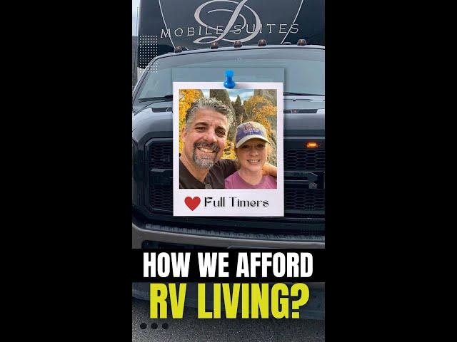 How We Afford our Full-Time RV Lifestyle! #rvlife #rvliving #travel #workfromhome #glamping #nomad