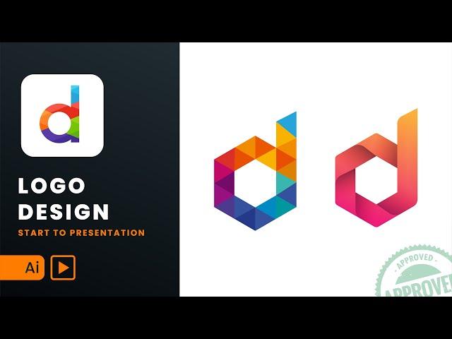 logo design Tutorial | From Start to Presentation EP #1