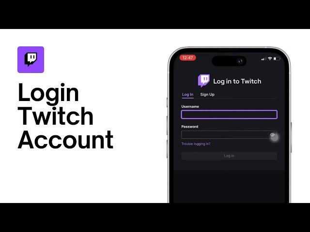 How to Login Twitch Account | Sign In Twitch Account (2024)