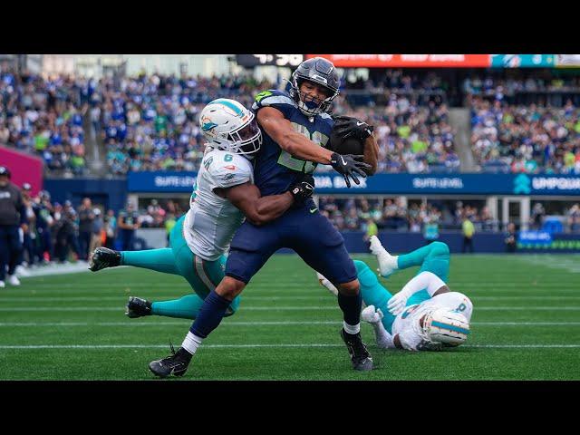 Zach Charbonnet best plays from 2-TD game vs. Dolphins | Week 3