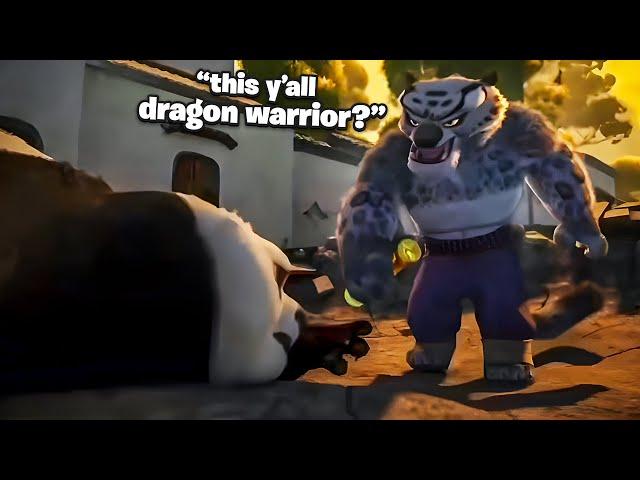 When PO and TAI LUNG squared up to determine the REAL DRAGON WARRIOR