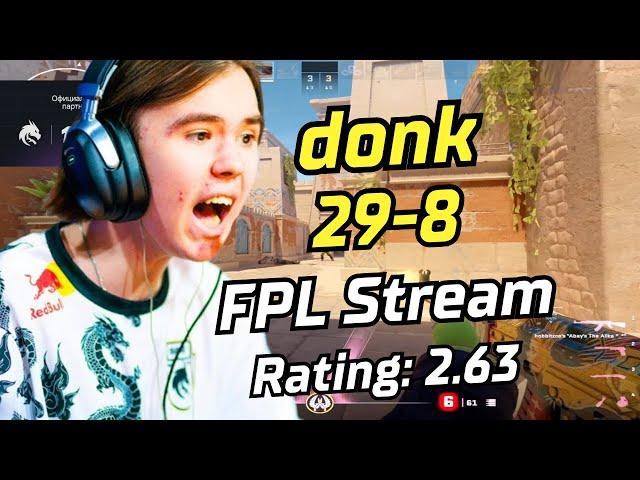 donk (29-8)  Stream FPL vs flameZ/FL1T/mir/degster/nicoodoz (anubis) | Feb 14, 2024