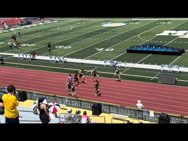 2024 UWEC Outdoor Nationals Men's Dec. 100m Foland