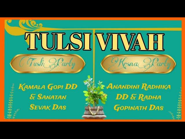 TULSI VIVAH / TULSI & KRISHNA WEDS / ISKCON BRAMPTON NOVEMBER 15TH 2024