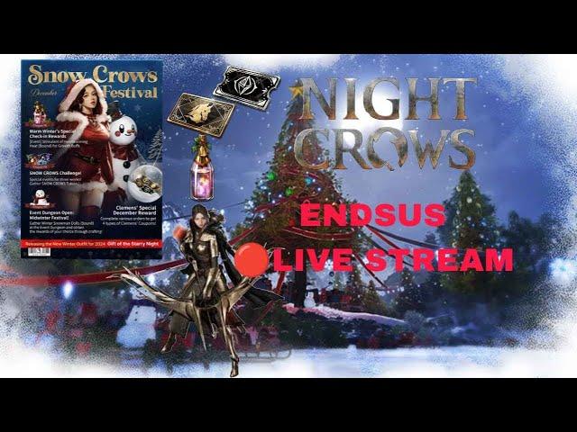 Night Crows Live: Send Seeds as Support Support Code: #EndSus#0540 | GD Day!! Eng/Tag Stream