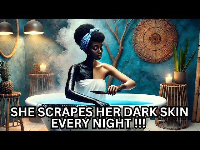 IF ONLY THEY KNEW WHAT SHE DOES IN THE DARK TO HAVE LIGHT SKIN TONE AFRICAN TALES