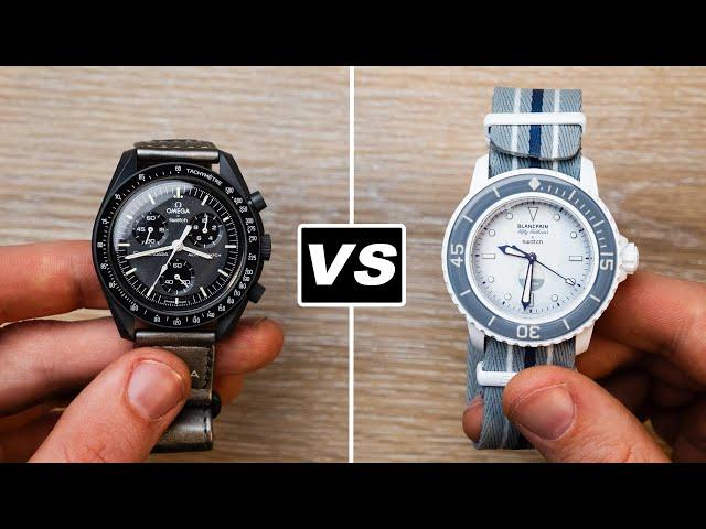 Omega Moonswatch VS Blancpain x Swatch Scuba - Who WINS?!