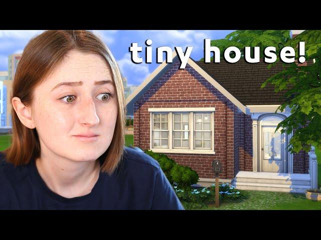 i tried to build a TINY house in the sims