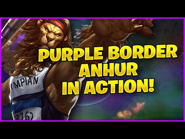 PURPLE BORDER ANHUR IN ACTION! S11 SMITE RANKED