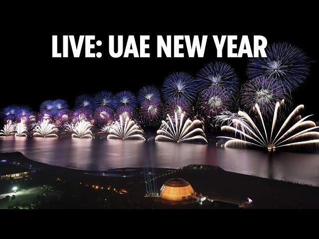 LIVE: UAE welcomes 2025 with a spectacular New Year’s Eve drone & fireworks show at Ras Al-Khaimah