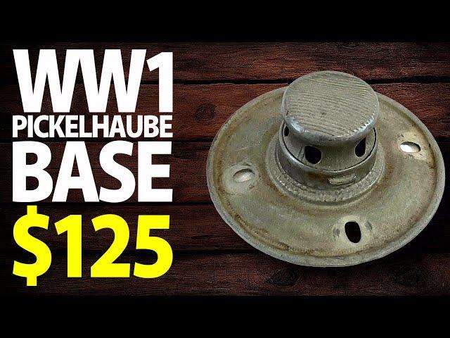 $125 | WW1 Imperial German Pickelhaube Spike Base Original | Military | Military Antiques Toronto