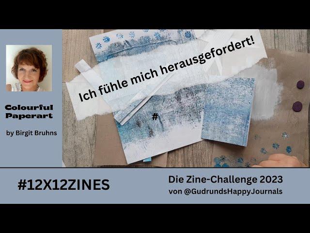 Ich fühle mich herausgefordert - Die Zine-Challenge #12X12Zines von @GudrunsHappyJournals