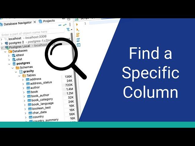 SQL: Find All Tables with a Specific Column