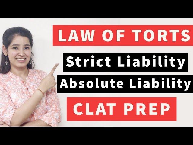 Strict Liability and Absolute Liability | Law of Torts