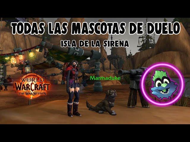 TODAS LAS MASCOTAS DE DUELO ISLA DE LA SIRENA | World of Warcraft