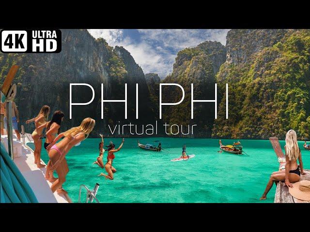 4K Phi Phi island. Favorite island of young people from all over the world   Thailand   [sub]