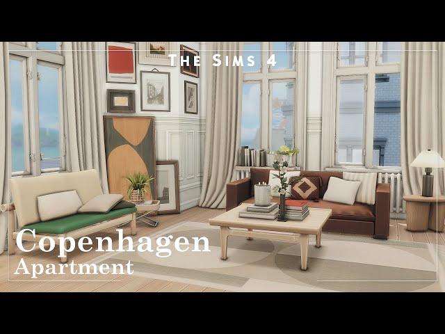 Copenhagen Apartment | The Sims 4 Speed Build