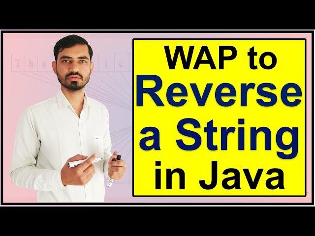 Program to Reverse A String in Java by Deepak