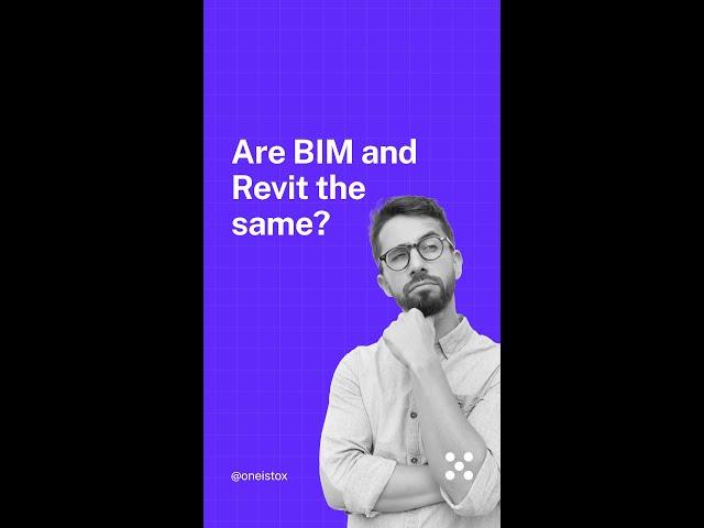 Are BIM and Revit the same? #shorts