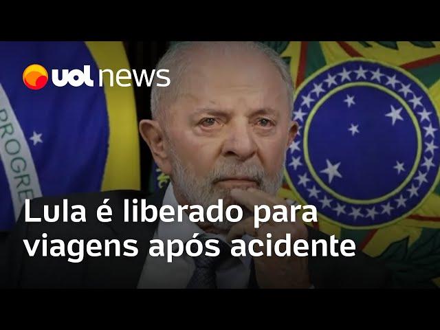 Lula é liberado para viagens aéreas às vésperas do G20 após acidente doméstico