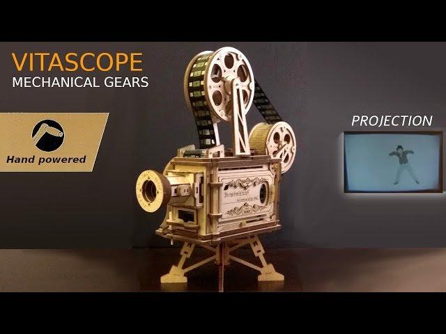 Robotime Hand Crank Vitascope ROKR LK601 DIY Film Projector (15% Discount code: yoshiny).