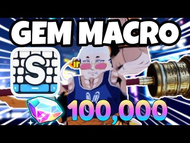 This Is The BEST Gem Macro For Anime Adventures?!