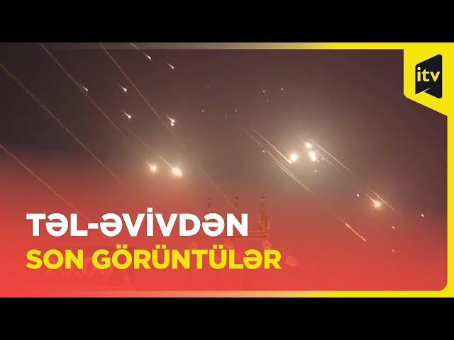 İranın raket hücumuna məruz qalan Təl-Əvivdən görüntülər