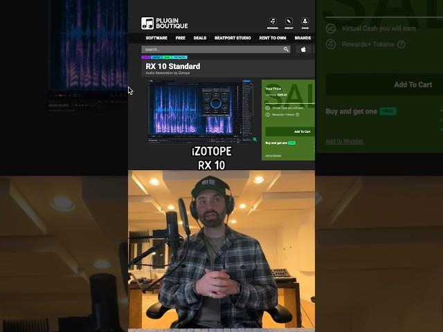 My Favorite Black Friday Plugins: iZotope RX 10 Standard  #shorts