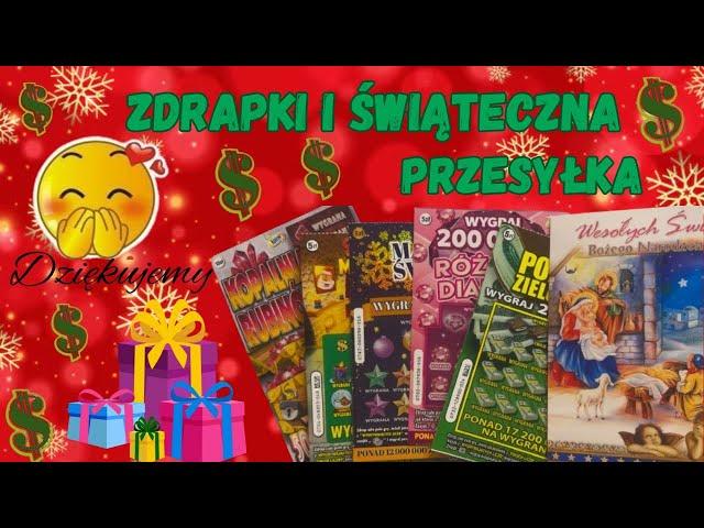 ZDRAPKI I ŚWIĄTECZNA PRZESYŁKA OD @MeriiMario ️ #zdrapki #wygrana #scratch #lottery #lotto #win